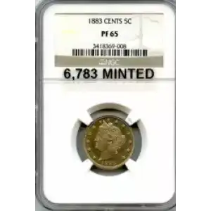 Nickel Five Cent Pieces-Liberty Head 1883-1913 (3)