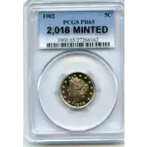 Nickel Five Cent Pieces-Liberty Head 1883-1913 (3)