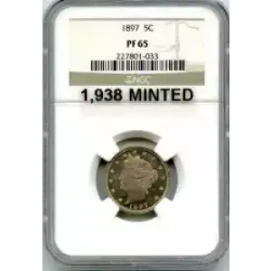 Nickel Five Cent Pieces-Liberty Head 1883-1913 (3)