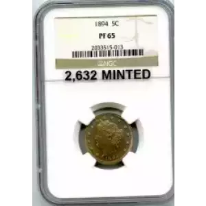 Nickel Five Cent Pieces-Liberty Head 1883-1913 (3)