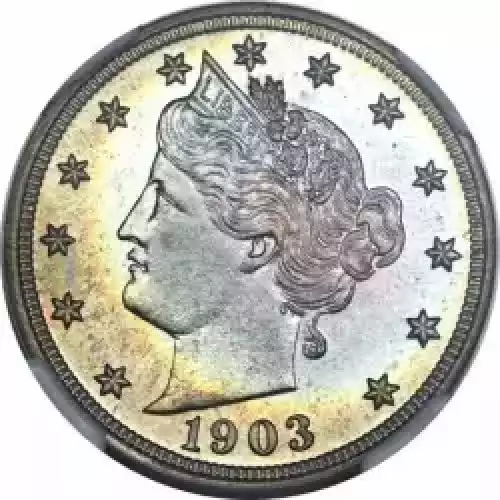 Nickel Five Cent Pieces-Liberty Head 1883-1913 (3)