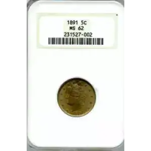 Nickel Five Cent Pieces-Liberty Head 1883-1913 (3)