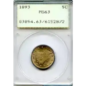 Nickel Five Cent Pieces-Liberty Head 1883-1913 (3)