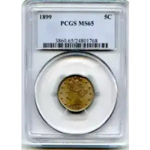 Nickel Five Cent Pieces-Liberty Head 1883-1913 (3)