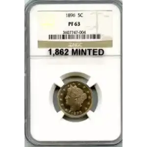 Nickel Five Cent Pieces-Liberty Head 1883-1913 (3)