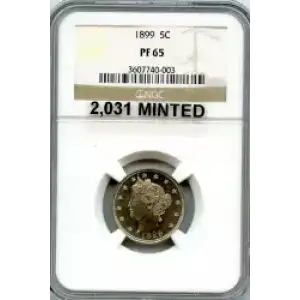 Nickel Five Cent Pieces-Liberty Head 1883-1913 (3)