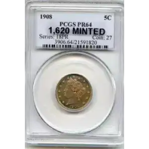 Nickel Five Cent Pieces-Liberty Head 1883-1913 (3)