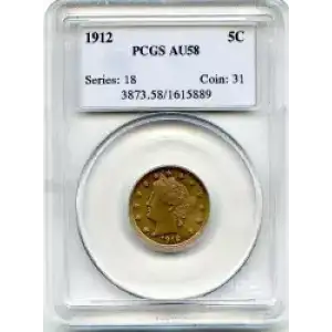 Nickel Five Cent Pieces-Liberty Head 1883-1913 (3)