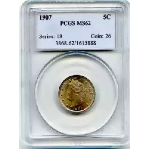 Nickel Five Cent Pieces-Liberty Head 1883-1913 (3)