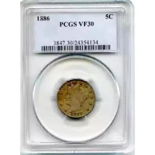 Nickel Five Cent Pieces-Liberty Head 1883-1913 (3)