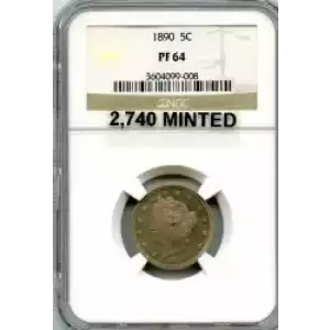 Nickel Five Cent Pieces-Liberty Head 1883-1913 (3)