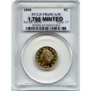 Nickel Five Cent Pieces-Liberty Head 1883-1913 (3)