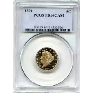 Nickel Five Cent Pieces-Liberty Head 1883-1913 (3)