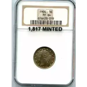 Nickel Five Cent Pieces-Liberty Head 1883-1913 (3)