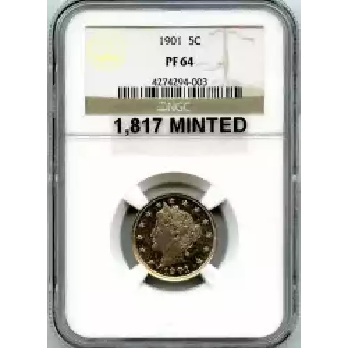 Nickel Five Cent Pieces-Liberty Head 1883-1913 (3)