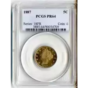 Nickel Five Cent Pieces-Liberty Head 1883-1913 (3)