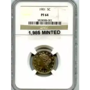 Nickel Five Cent Pieces-Liberty Head 1883-1913 (3)