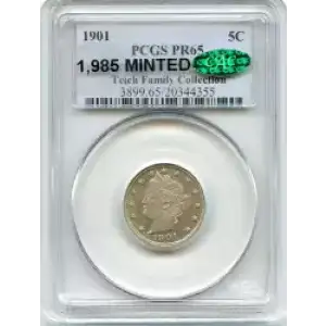 Nickel Five Cent Pieces-Liberty Head 1883-1913 (3)