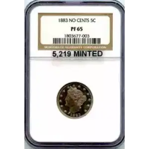 Nickel Five Cent Pieces-Liberty Head 1883-1913 (3)