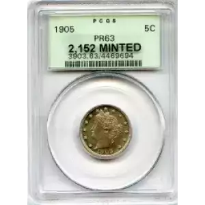 Nickel Five Cent Pieces-Liberty Head 1883-1913 (3)