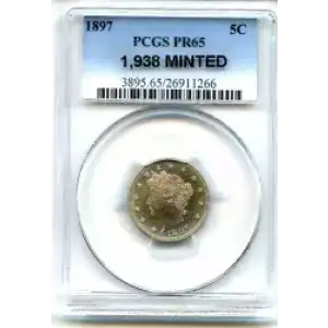 Nickel Five Cent Pieces-Liberty Head 1883-1913 (3)