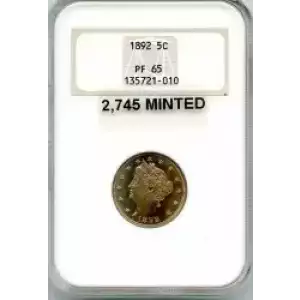 Nickel Five Cent Pieces-Liberty Head 1883-1913 (3)