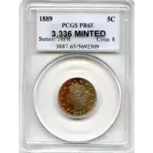 Nickel Five Cent Pieces-Liberty Head 1883-1913 (3)