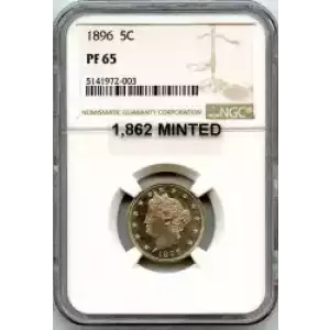 Nickel Five Cent Pieces-Liberty Head 1883-1913 (3)