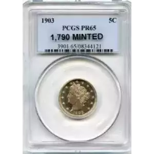 Nickel Five Cent Pieces-Liberty Head 1883-1913 (3)