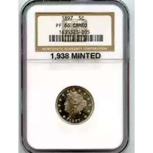 Nickel Five Cent Pieces-Liberty Head 1883-1913 (3)