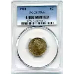 Nickel Five Cent Pieces-Liberty Head 1883-1913 (3)