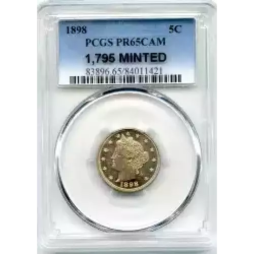 Nickel Five Cent Pieces-Liberty Head 1883-1913 (3)