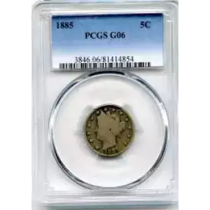 Nickel Five Cent Pieces-Liberty Head 1883-1913 (3)