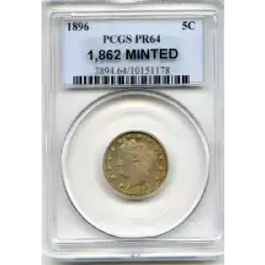 Nickel Five Cent Pieces-Liberty Head 1883-1913 (3)