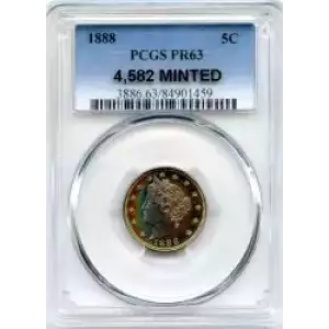 Nickel Five Cent Pieces-Liberty Head 1883-1913 (3)