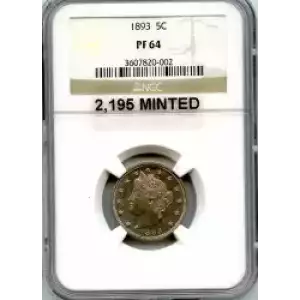 Nickel Five Cent Pieces-Liberty Head 1883-1913 (3)