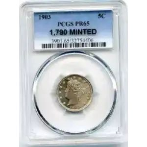 Nickel Five Cent Pieces-Liberty Head 1883-1913 (3)