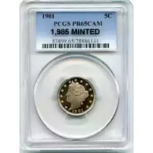 Nickel Five Cent Pieces-Liberty Head 1883-1913 (3)