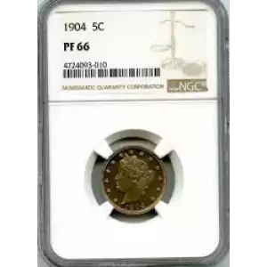 Nickel Five Cent Pieces-Liberty Head 1883-1913 (3)