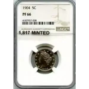 Nickel Five Cent Pieces-Liberty Head 1883-1913 (3)