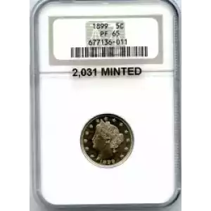 Nickel Five Cent Pieces-Liberty Head 1883-1913 (3)