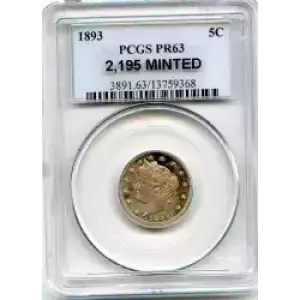 Nickel Five Cent Pieces-Liberty Head 1883-1913 (3)