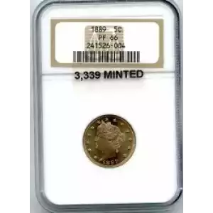 Nickel Five Cent Pieces-Liberty Head 1883-1913 (3)