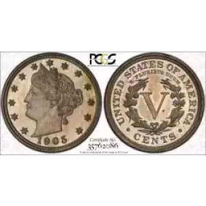 Nickel Five Cent Pieces-Liberty Head 1883-1913 (3)