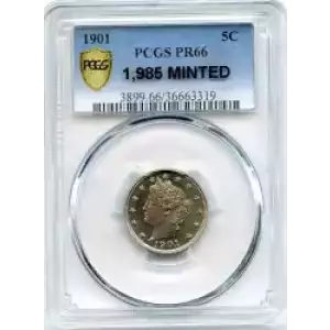 Nickel Five Cent Pieces-Liberty Head 1883-1913 (3)