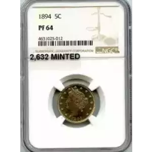 Nickel Five Cent Pieces-Liberty Head 1883-1913 (3)