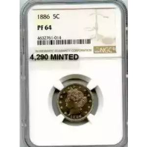 Nickel Five Cent Pieces-Liberty Head 1883-1913 (3)