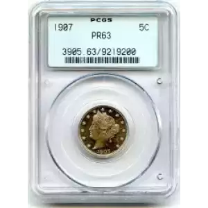 Nickel Five Cent Pieces-Liberty Head 1883-1913 (3)