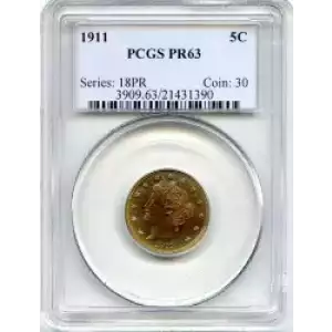 Nickel Five Cent Pieces-Liberty Head 1883-1913 (3)