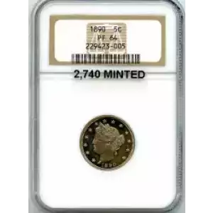 Nickel Five Cent Pieces-Liberty Head 1883-1913 (3)